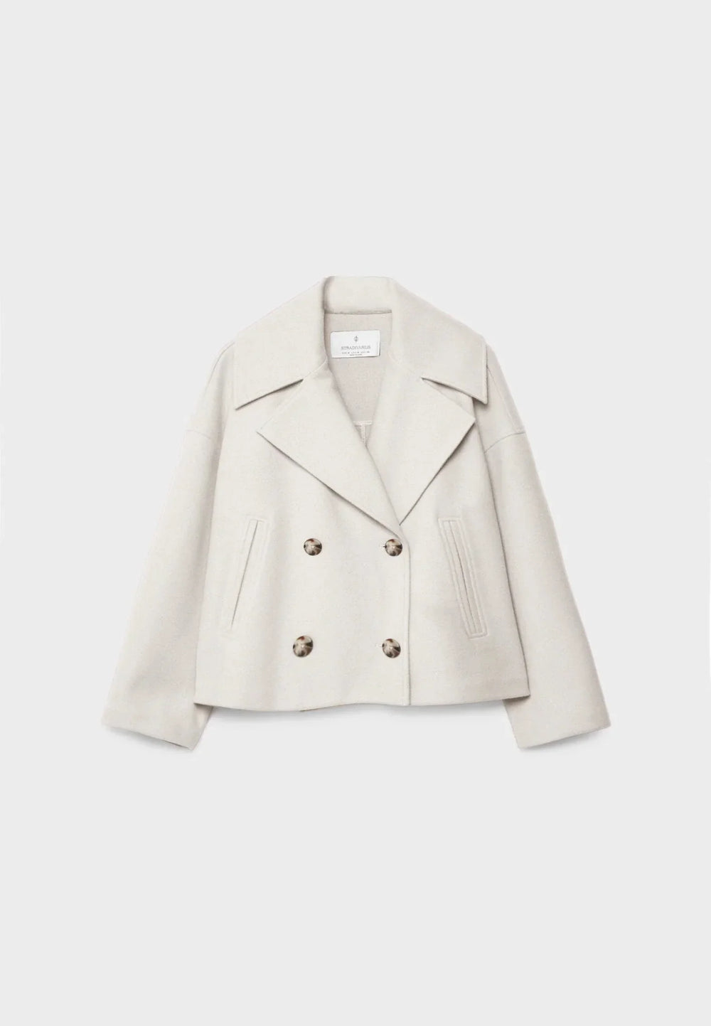 R&B | Moderne Cropped Jacke Doppelreiher