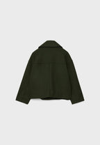 R&B | Moderne Cropped Jacke Doppelreiher