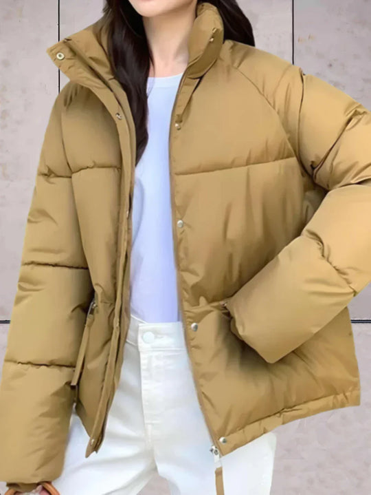 R&B | Parka-Jacke mit Stehkragen und Doppelverschluss
