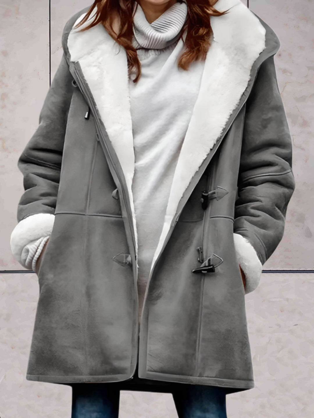 R&B | Luxuriöser Wintermantel mit Fleece-Futter