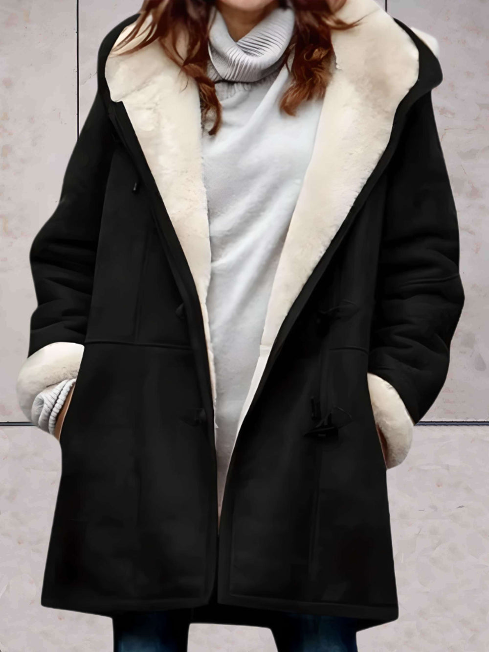 R&B | Luxuriöser Wintermantel mit Fleece-Futter