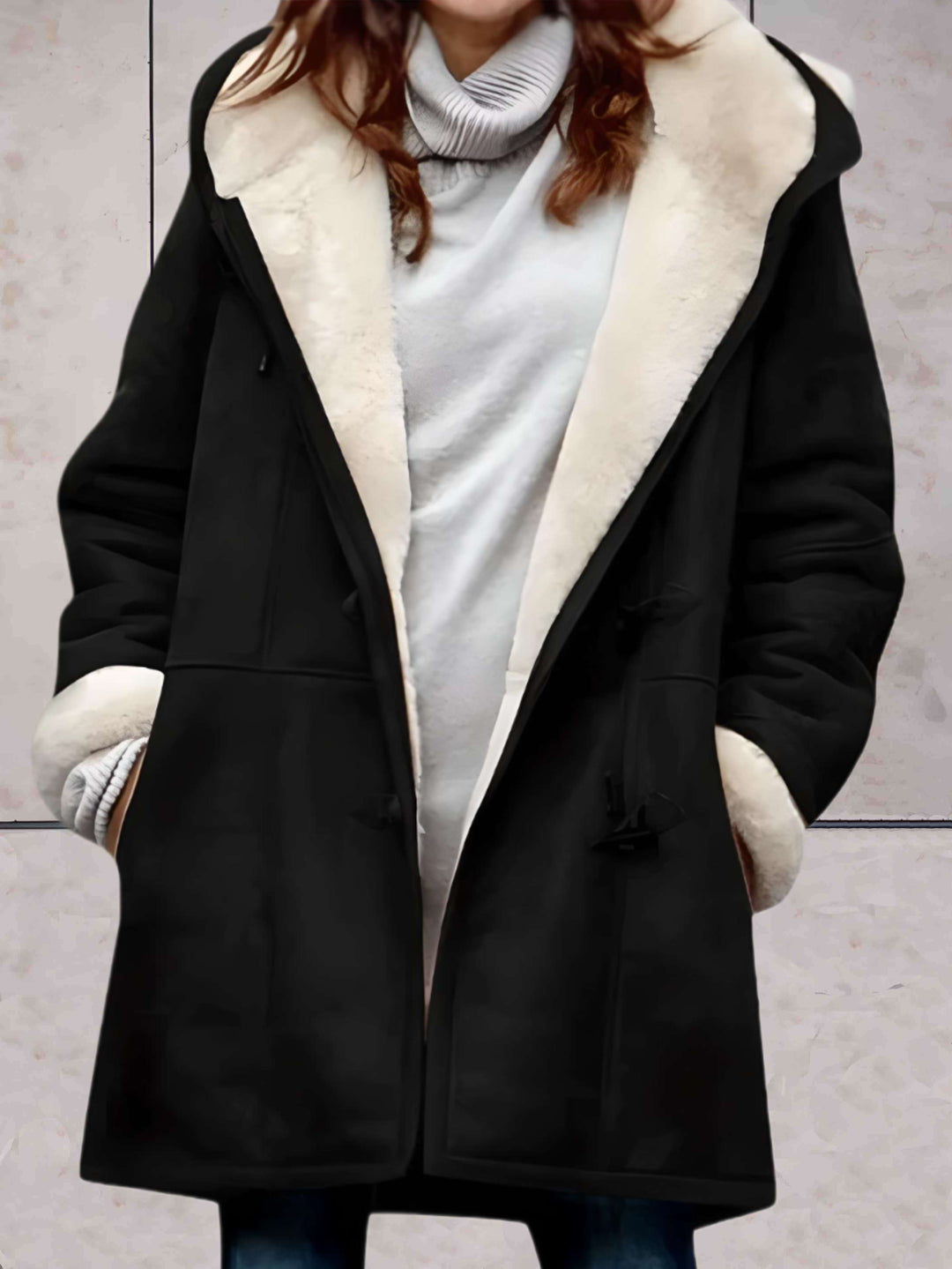 R&B | Luxuriöser Wintermantel mit Fleece-Futter