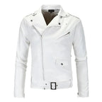 R&B | Slim Fit Biker Herren Lederjacke
