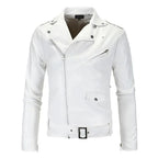 R&B | Slim Fit Biker Herren Lederjacke