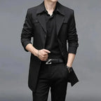 R&B | Slim Fit Einreiher Herren Trenchcoat