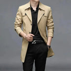 R&B | Slim Fit Einreiher Herren Trenchcoat