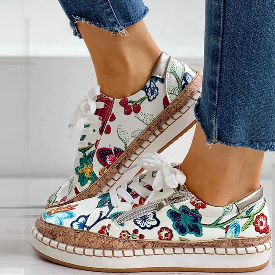 Blumenorthopädische Schuhe