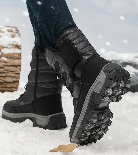 Wasserdichte Winter-Plüsch-Schneestiefel R&B