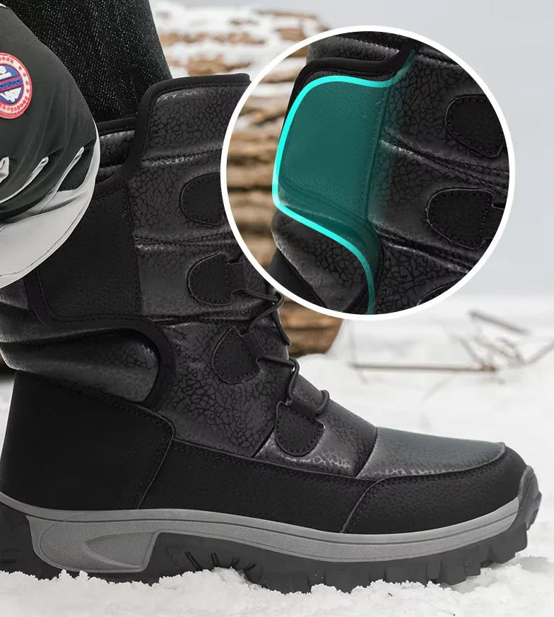 Wasserdichte Winter-Plüsch-Schneestiefel R&B