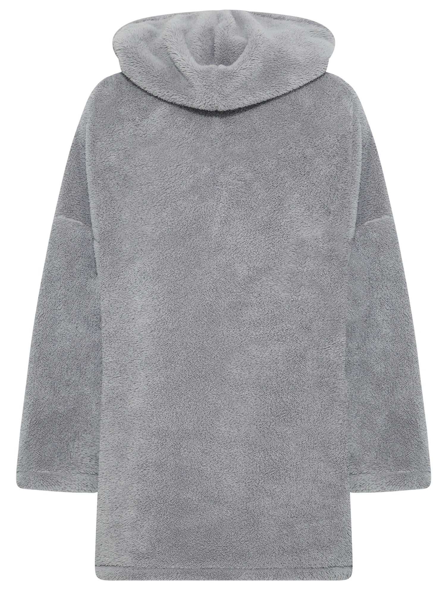 R&B | Snuggle Plus Übergrößen Teddy Hoodie Kleid