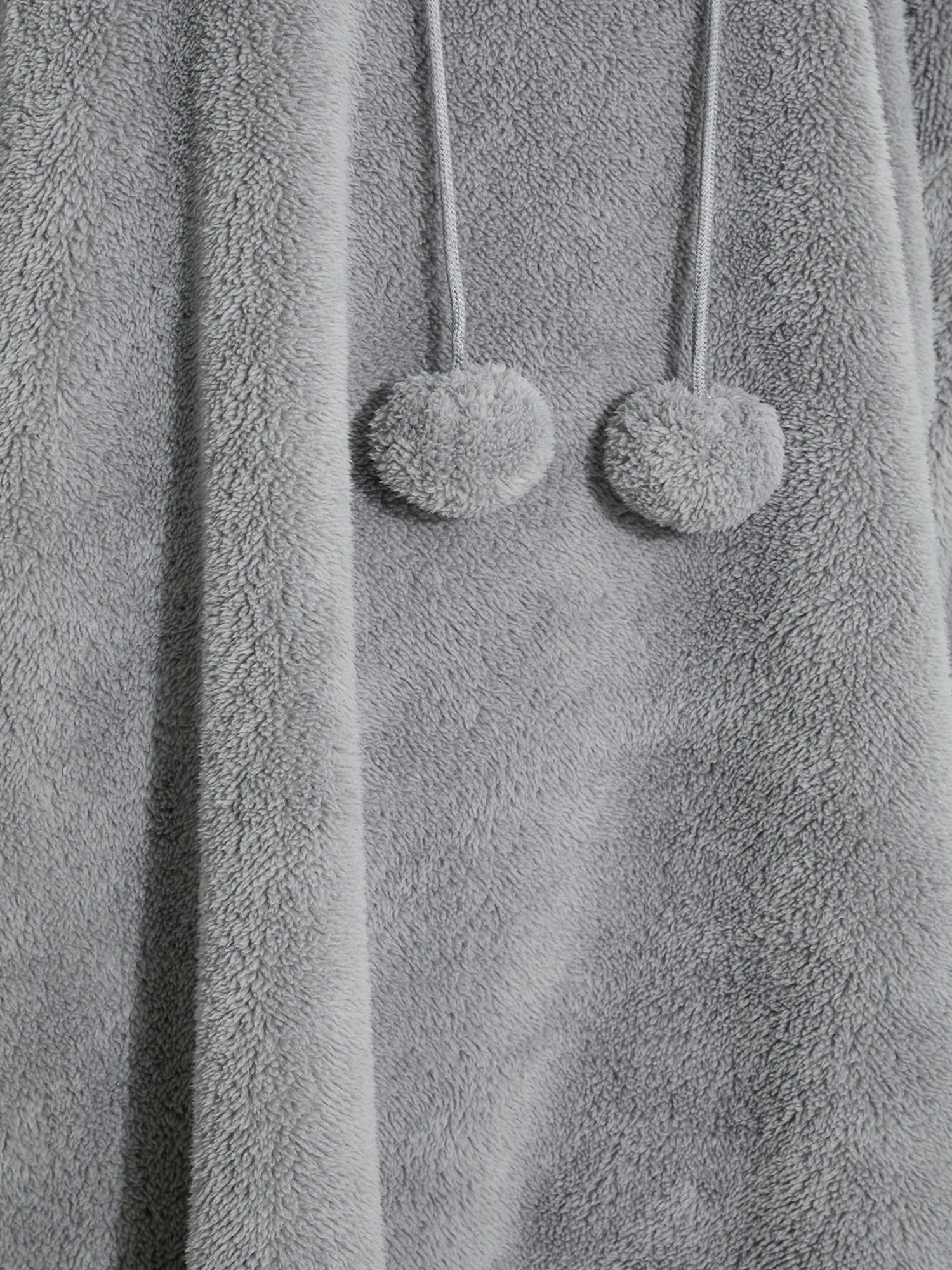 R&B | Snuggle Plus Übergrößen Teddy Hoodie Kleid