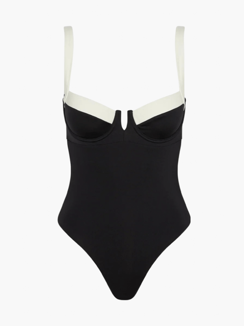 R&B | Colorblock Einteiler Badeanzug