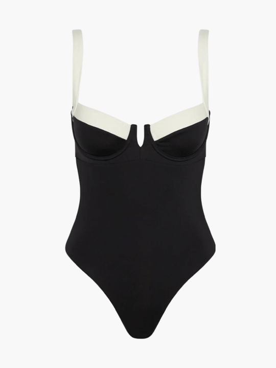R&B | Colorblock Einteiler Badeanzug