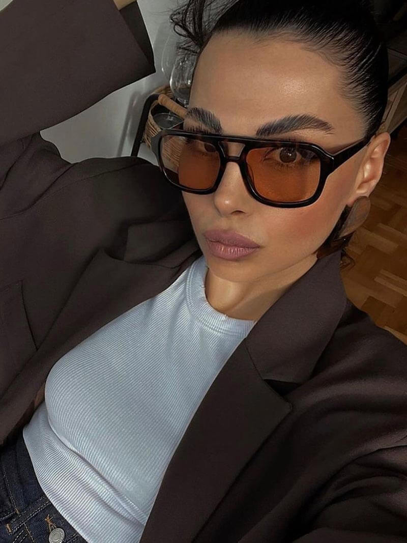 Vintage Aviator Sonnenbrille