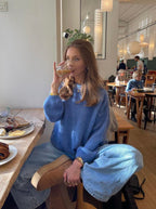 R&B | Weicher Damensweater mit Lockerem Schnitt