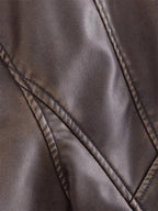 R&B | Kurz Geschnittene Bikerjacke - Vintage & Stilvoll