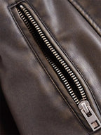 R&B | Kurz Geschnittene Bikerjacke - Vintage & Stilvoll