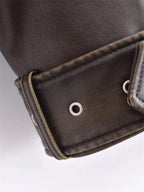R&B | Kurz Geschnittene Bikerjacke - Vintage & Stilvoll
