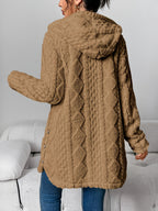 R&B | Flauschige Teddy-Hoodie-Jacke