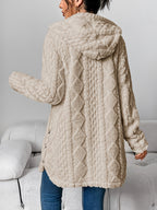R&B | Flauschige Teddy-Hoodie-Jacke