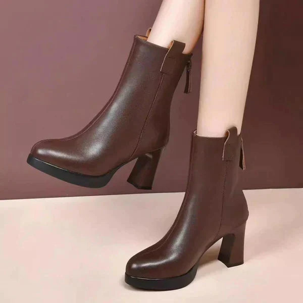 R&B | Leder Wasserdichte Hohe Stiefel