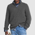 Sommerpullover mit Reißverschlusskragen