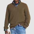 R&B | Pullover Business Casual mit Reißverschluss