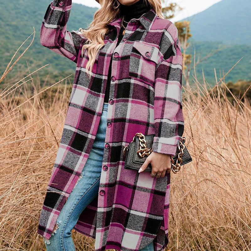 R&B | Sophisticated Checkered Jacket For Women
