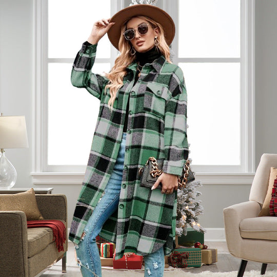 R&B | Sophisticated Checkered Jacket For Women