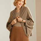 R&B | Faux Warmer Doppelschal Schal Strickjacke
