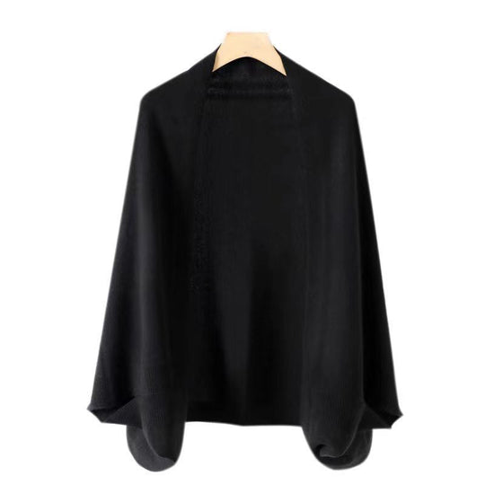 R&B | Faux Warmer Doppelschal Schal Strickjacke