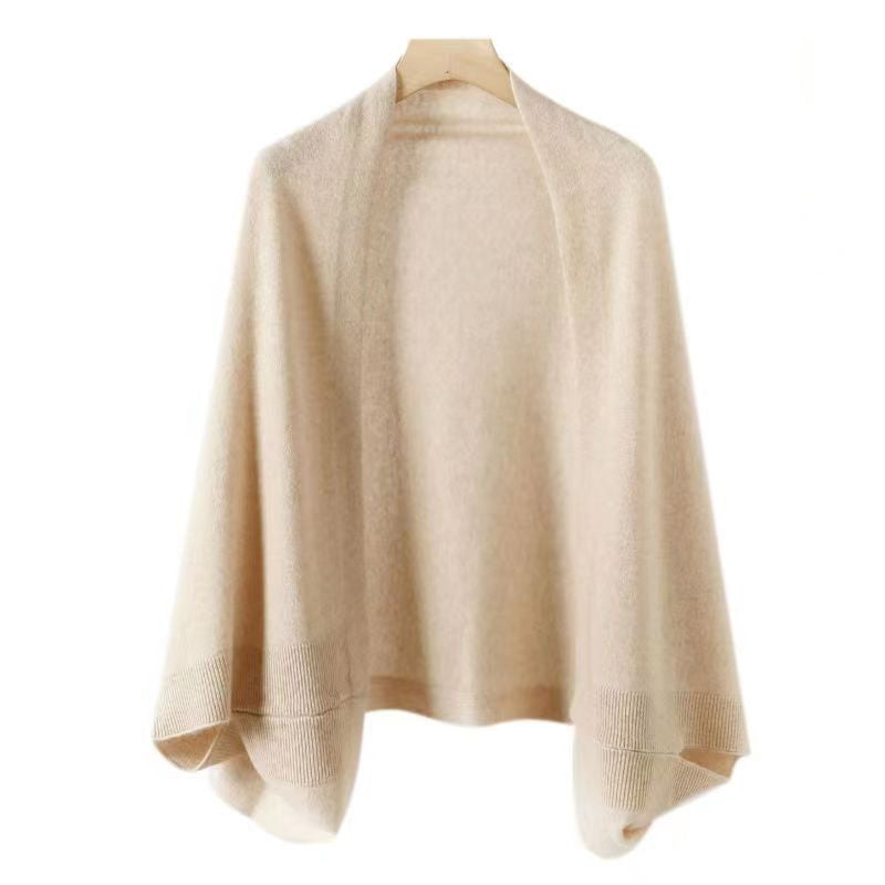 R&B | Faux Warmer Doppelschal Schal Strickjacke