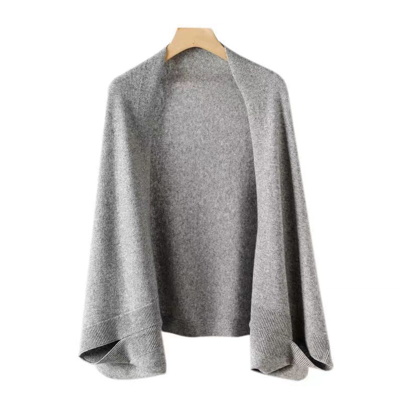 R&B | Faux Warmer Doppelschal Schal Strickjacke