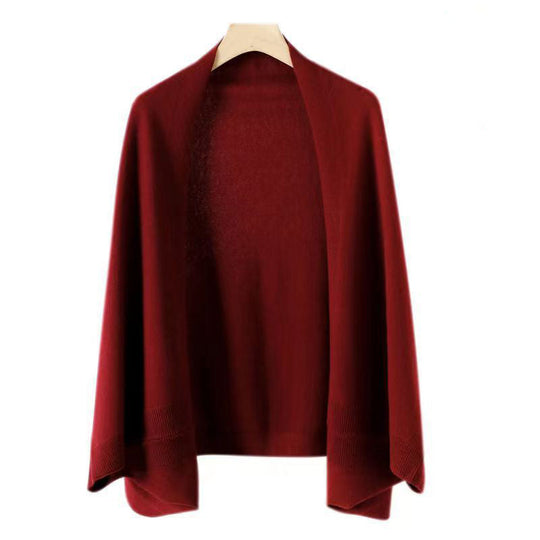 R&B | Faux Warmer Doppelschal Schal Strickjacke