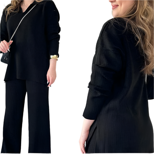 R&B | Zweiteiliges Übergröße Loungewear Satz