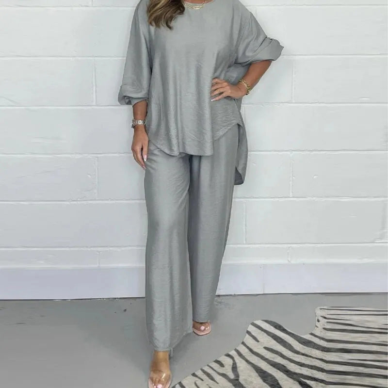 R&B | Schickes lockeres Sweatshirt-Set für Frauen