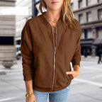 R&B | Damen Zip-Up Bomberjacke