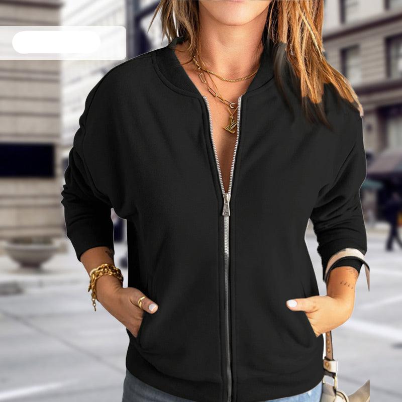 R&B | Damen Zip-Up Bomberjacke