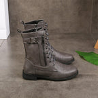 R&B | Orthopädische Stiefeletten mit seitlichem Reißverschluss