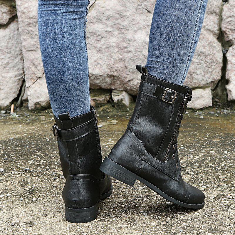 R&B | Orthopädische Stiefeletten mit seitlichem Reißverschluss