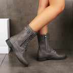 R&B | Orthopädische Stiefeletten mit seitlichem Reißverschluss