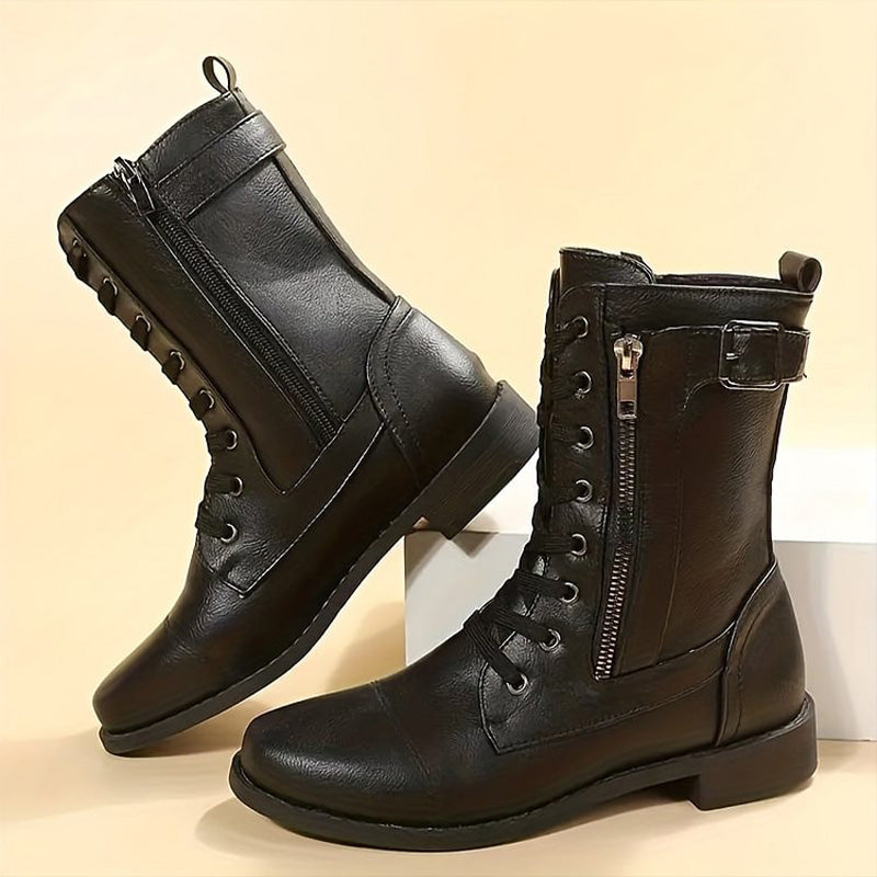 Heidi-Mode | Orthopädische Stiefeletten mit seitlichem Reißverschluss