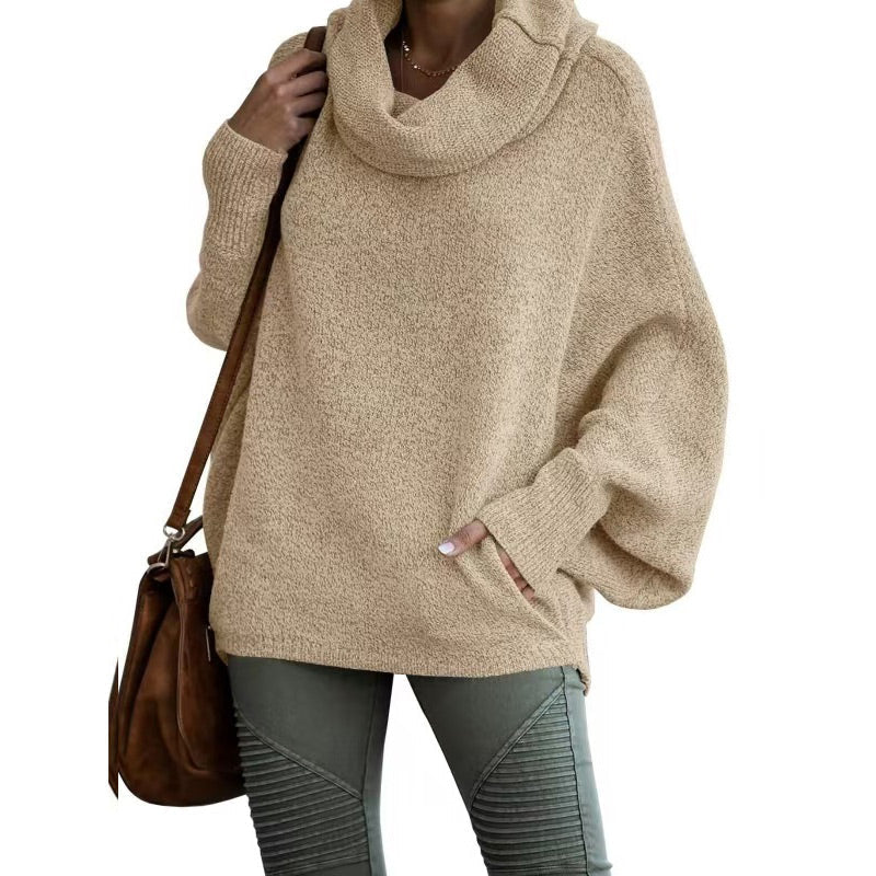 R&B | Strickpullover mit Hohem Kragen Weich und Warm Perfekt für Herbst und Winter