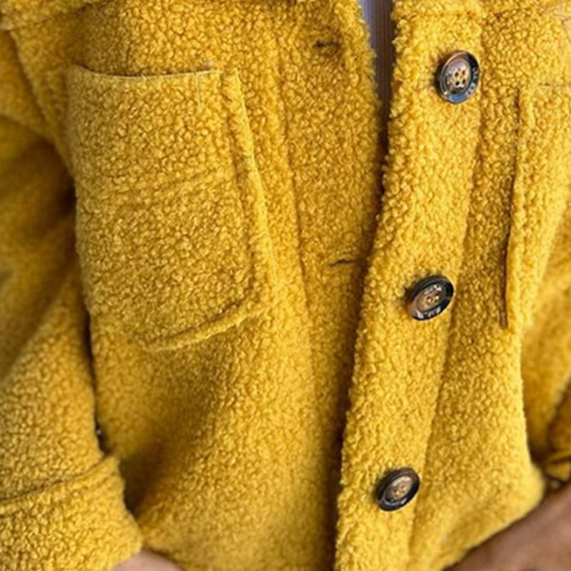 R&B | Kurze Warme Bouclé Jacke