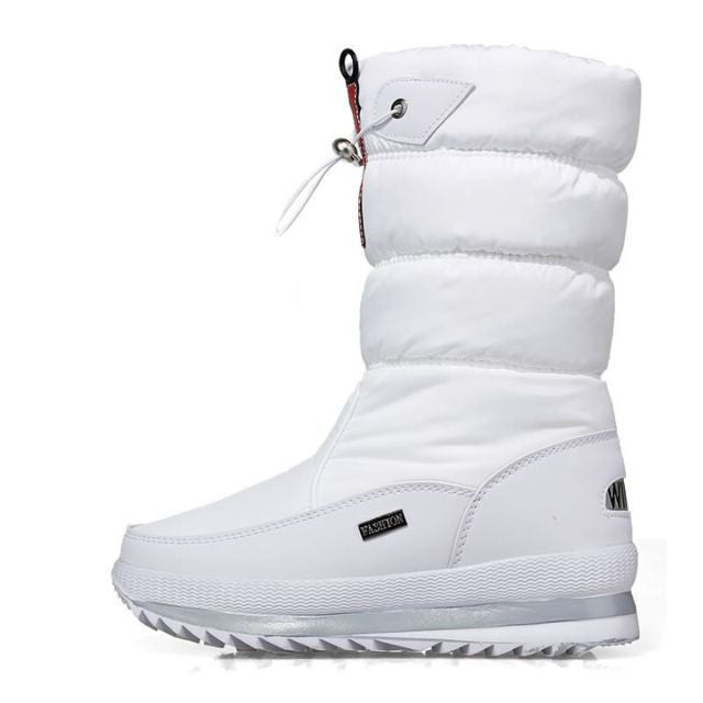 Rutschfeste Und Wasserdichte Schneestiefel Aus Kunstfell R&B