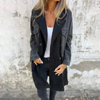 R&B | Eleganter Denim-Trenchcoat