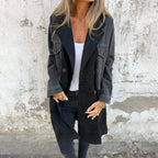 R&B | Eleganter Denim-Trenchcoat