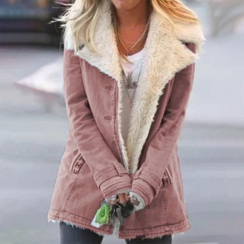 R&B | Winterjacke mit Reverskragen für Damen