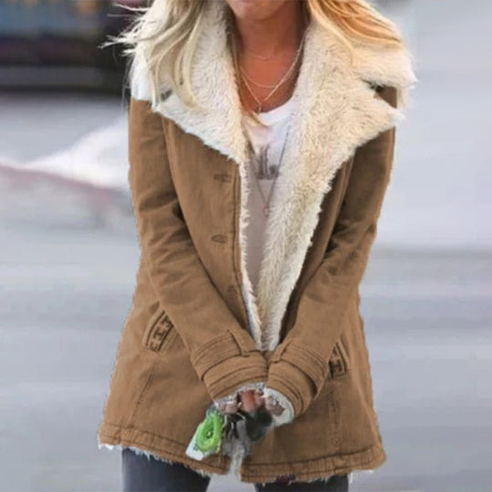 R&B | Winterjacke mit Reverskragen für Damen