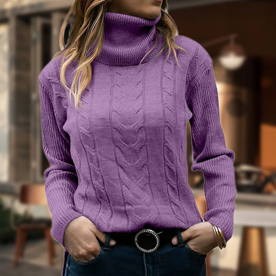 R&B | Stilvolle Damen Rollkragenpullover mit Langen Ärmeln